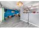 Bright living room with fireplace and sliding glass doors at 9427 S Vicksburg Park Ct, Charlotte, NC 28210