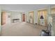 Spacious living room with fireplace and carpet at 147 W Mcneely Ave, Mooresville, NC 28115