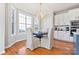 Eat-in kitchen featuring natural lighting at 15613 Glen Miro Dr, Huntersville, NC 28078