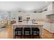 Spacious kitchen with granite island, stainless steel appliances, and custom cabinetry at 1629 Southpoint Ln, New London, NC 28127