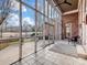 Screened porch overlooking a golf course at 1629 Southpoint Ln, New London, NC 28127