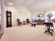 Living room with antique furniture and high ceilings at 210 Classic Ct, Mount Holly, NC 28120