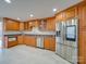 Stainless steel appliances and granite countertops in kitchen at 2143 Manawa Ln, Fort Mill, SC 29708