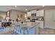 Kitchen island with granite countertops and sink at 3032 Ora Smith Rd, Lincolnton, NC 28092