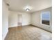 Simple dining area with tile floor and window at 3418 Pikes Peak Dr, Gastonia, NC 28052