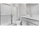 Clean bathroom with a shower/tub combo and vanity at 3490 Buck Ct, Gastonia, NC 28056