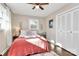 Bedroom featuring a comfortable bed, window and closet at 4321 Gillespie Ct, Charlotte, NC 28205