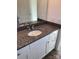 Features include granite countertop on vanity, sink, and chrome faucet at 523 W Front St, Statesville, NC 28677