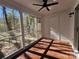 Bright screened porch with access to backyard at 8225 Pineville Matthews Rd # H, Charlotte, NC 28226