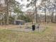 Firepit area with seating in a fenced backyard at 860 Nightingale Rd, Rock Hill, SC 29732