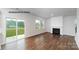 Living room with fireplace and sliding glass doors at 874 Two Brothers Ln, York, SC 29745