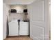 Convenient laundry room with washer and dryer at 9025 Creedmore Hills Dr, Charlotte, NC 28214