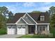 Charming home featuring a two-car garage, stone accents, and classic architectural details at Lot 109 Mayes Meadow Dr # Woodford, Cornelius, NC 28078