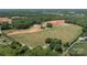 Aerial view of property showcasing land features, road frontage and preliminary construction phase at Lot 11 Mayes Meadow Dr # Devonshire, Cornelius, NC 28078