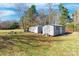 Two sheds in a large backyard with open space at 1012 Rawlinson Rd, Rock Hill, SC 29732