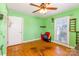 Bright bedroom with wood floors and ample natural light at 1012 Rawlinson Rd, Rock Hill, SC 29732