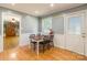 Kitchen features a breakfast nook and white cabinets at 1012 Rawlinson Rd, Rock Hill, SC 29732