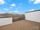 Private rooftop deck with composite wood and city views at 1122 Pegram Crossing Dr, Charlotte, NC 28205