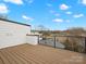 Spacious rooftop deck with composite decking and metal railing at 1122 Pegram Crossing Dr, Charlotte, NC 28205