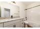 Bathroom with single vanity and bathtub at 1135 Rudder Cir, Salisbury, NC 28146