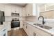 Stylish kitchen with stainless steel appliances, granite countertops, and subway tile backsplash at 1135 Rudder Cir, Salisbury, NC 28146