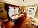 Elegant dining room with wooden table and chairs at 12 Maple St, Great Falls, SC 29055