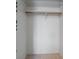 Empty closet with hanging rod and shelving at 125 1St N Ave, Conover, NC 28613