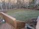 Yard with wooden fence and tree line at 130 Swift Creek Ln, Mooresville, NC 28115