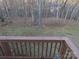 Wooded backyard view from deck at 130 Swift Creek Ln, Mooresville, NC 28115