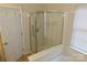 Bathroom with shower stall and bathtub at 130 Swift Creek Ln, Mooresville, NC 28115