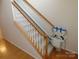 Stairlift provides easy access to upper levels at 130 Swift Creek Ln, Mooresville, NC 28115