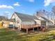 House exterior showcasing a large deck and backyard at 1360 Hopewell Church Rd, Catawba, NC 28609