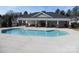 Community pool with covered seating area perfect for relaxation at 1491 Harpers Inlet Dr, Clover, SC 29710