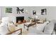 Inviting living room with modern decor, fireplace, and comfortable seating at 1912 St John St, Charlotte, NC 28216