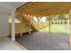 Under deck area with stairs leading to backyard at 1920 Hamorton Pl, Charlotte, NC 28205