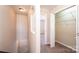 Upstairs hallway with a closet and a view of a bedroom at 217 22Nd Sw St # H, Hickory, NC 28602