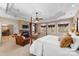 Luxurious Primary bedroom with a fireplace and sitting area at 237 Wilson Lake Rd, Mooresville, NC 28117