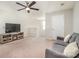 Bonus room featuring a fireplace and comfy seating at 245 Sweet Briar Dr, Fort Mill, SC 29707