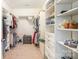 Large walk-in closet with ample shelving and hanging space at 245 Sweet Briar Dr, Fort Mill, SC 29707