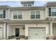 Two-story townhome with modern exterior and attached garage at 3758 Yorkshire Pl, Terrell, NC 28682