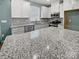 Modern kitchen with granite island and stainless steel appliances at 3758 Yorkshire Pl, Terrell, NC 28682