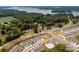 Aerial view of townhomes near a lake at 4134 Steel Way, Sherrills Ford, NC 28673