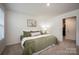 Spacious bedroom with king-size bed and access to hallway at 4134 Steel Way, Sherrills Ford, NC 28673