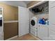 Functional laundry room with washer and dryer at 5124 Stone Park Dr, Charlotte, NC 28269