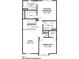 Second floor plan featuring a Primary bedroom, loft, and additional bedroom at 6340 Revolutionary Trl, Charlotte, NC 28217