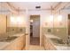 Bathroom with double vanity and storage at 641 20Th Avenue Nw Dr, Hickory, NC 28601