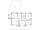 Floor plan displays a 3-bedroom, 2-bathroom layout with deck and patio at 6534 Monteith Dr, Charlotte, NC 28213