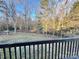 Spacious backyard with wooded area and deck access at 69 Saint Charles Ct, Hickory, NC 28601