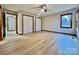 Spacious bedroom with double closets and wood-look flooring at 69 Saint Charles Ct, Hickory, NC 28601