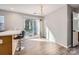 Bright dining area with sliding glass doors leading to patio at 7871 Petrea Ln, Charlotte, NC 28227